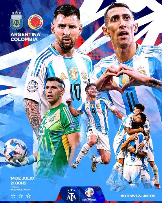 阿根廷10力克哥伦比亚夺美洲杯第16冠