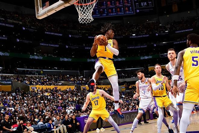 雷霆力克湖人蒂罗10分成亮点